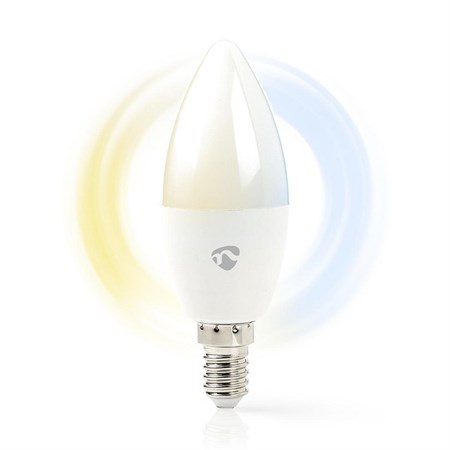 Smart žiarovka LED E14 4.5W teplá biela NEDIS WIFILW10WTE14 WiFi Tuya