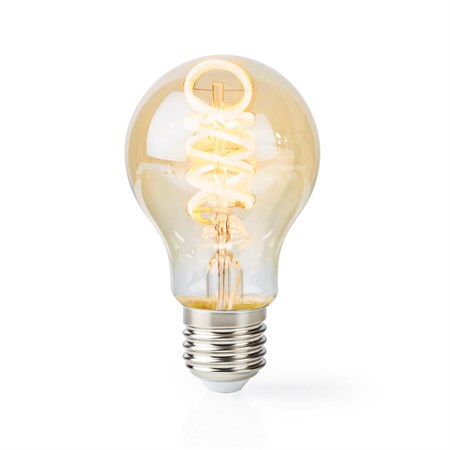 Smart LED žiarovka E27 5.5W teplá biela NEDIS WIFILT10GDA60 WiFi Tuya