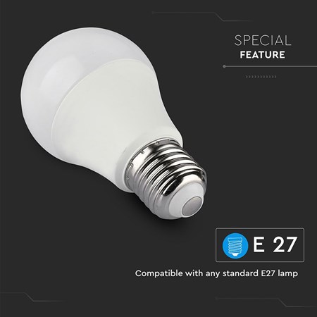 Chytrá WIFI žárovka LED E27 10W V-TAC RGB 3v1 VT-5119