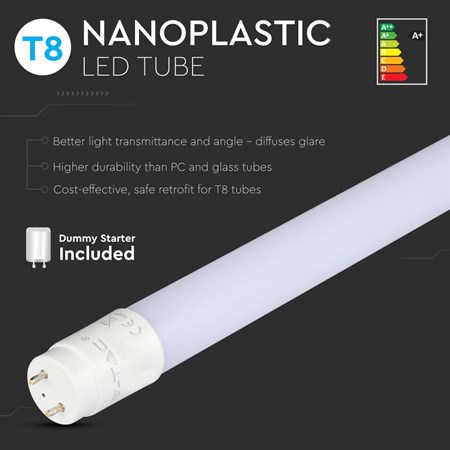LED fluorescent lamp T8 22W 2000lm 6400K 150cm V-TAC