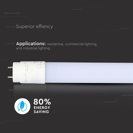 LED fluorescent lamp T8 22W 2000lm 6400K 150cm V-TAC