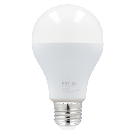 Bulb LED E27 20W A67 warm white RETLUX RLL 323
