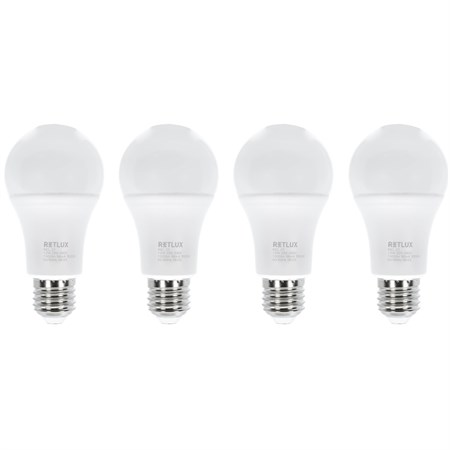 Bulb LED E27 12W A60 white warm RETLUX REL 23 4pcs