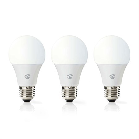 Smart set LED bulbs E27 9W white NEDIS WIFILW33WTE27 WiFi Tuya