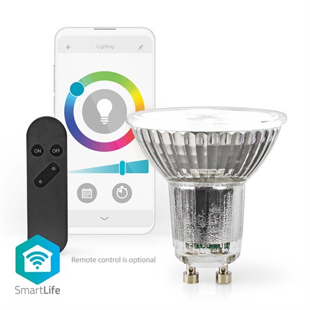 Smart LED bulb GU10 4.9W RGB NEDIS WIFILRC10GU10 WiFi Tuya