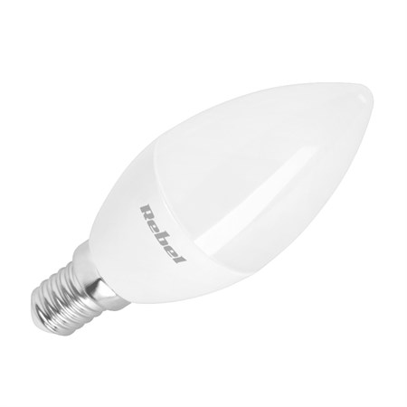 LED bulb E14 6W REBEL white warm ZAR0521