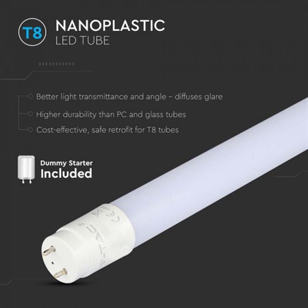 LED fluorescent lamp linear T8 20W 2100lm 4000K 150cm V-TAC VT-1577