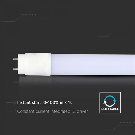 LED zářivka lineární T8 18W 1850lm 3000K 120cm V-TAC VT-1277