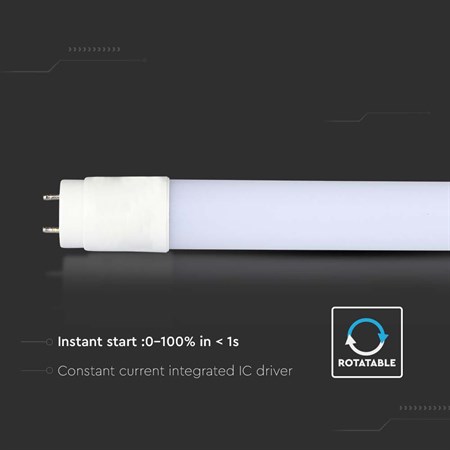 LED zářivka lineární T8 18W 1850lm 4000K 120cm V-TAC VT-1277