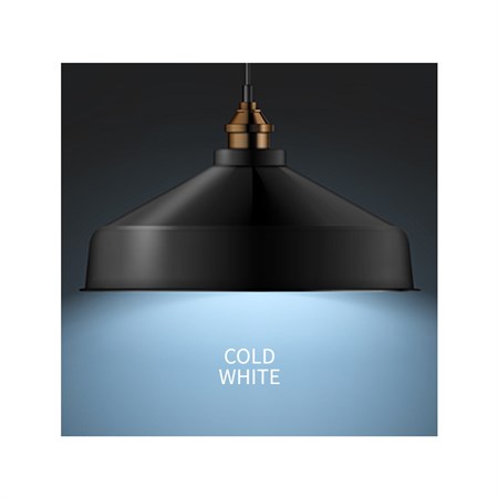 LED bulb E27 9W A60 cold white GETI