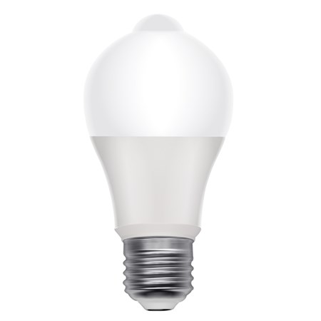 LED bulb E27 8W A60 warm white RETLUX RLL 317 PIR