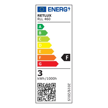 Žárovka LED G9 3,3W bílá teplá RETLUX RLL 460