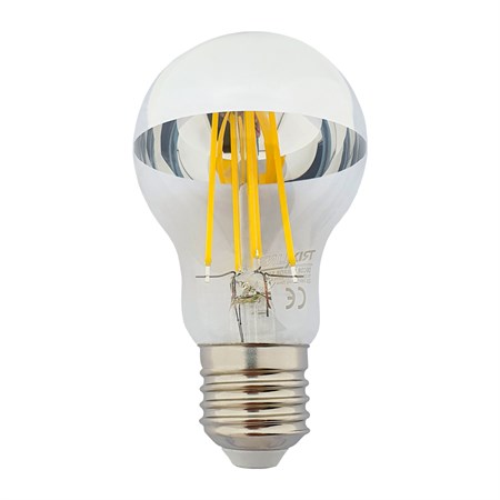 Light bulb LED E27 8W white natural TRIXLINE Decor Mirror A60 Silver