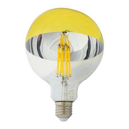 Light bulb LED E27 12W white natural TRIXLINE Decor Mirror G125 Gold