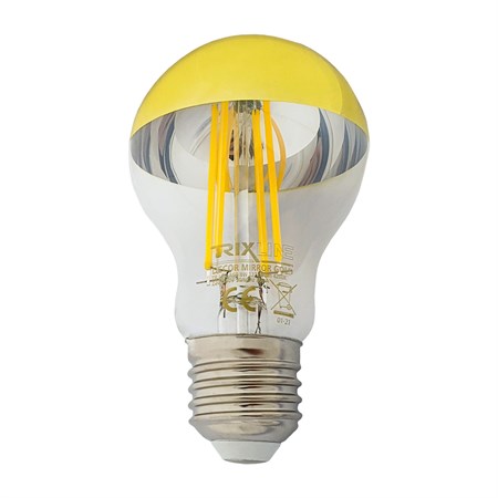 Light bulb LED E27 8W white natural TRIXLINE Decor Mirror A60 Gold