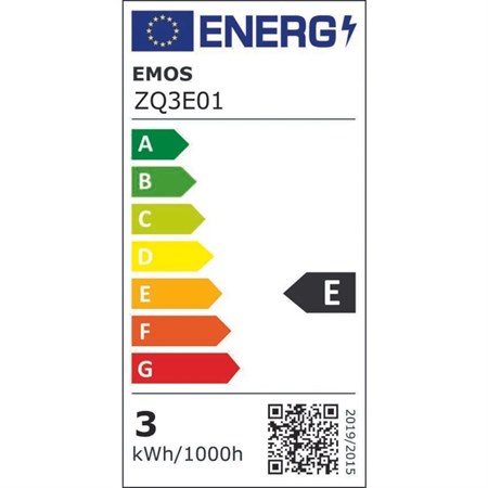 LED bulb E14 2,2W Classic candle white warm EMOS ZQ3E01