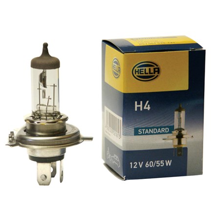 Car halogen bulb H4 12V 60/55W HELLA