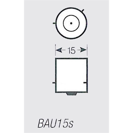 Autožárovka LED BAU15s 12V 3,5W STU