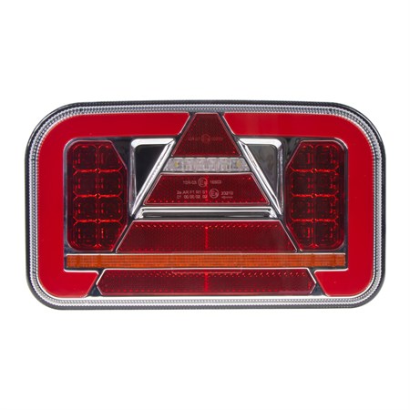 Dynamic turn signal LED CARCLEVER rear left with triangle TRL35L