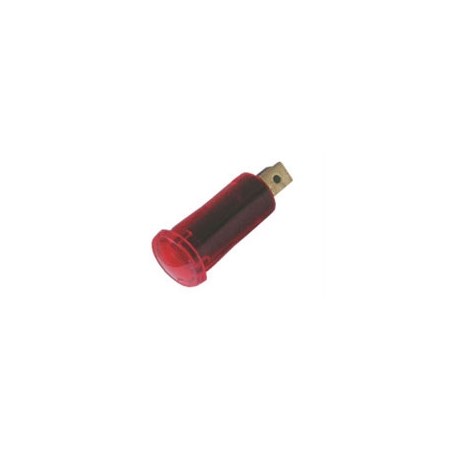 Control lamp 12V DC rounded red TIPA