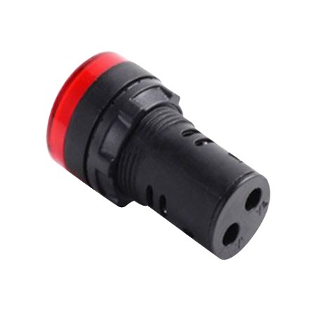 Kontrolka kulatá 230V LED červená 29mm HADEX