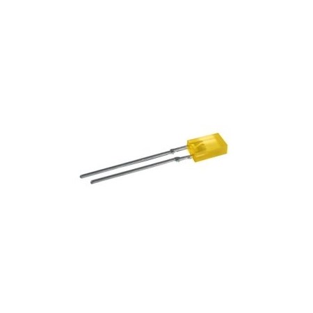 LED diode  2x5mm  yellow  diffused