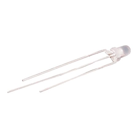 LED diode  3mm  bicolour R/G  3pin  white