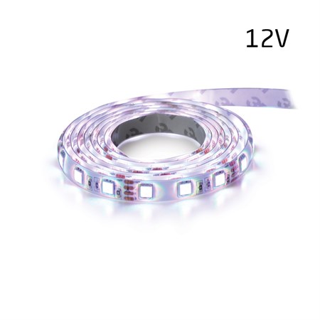 LED pásek 12V 3528 120LED/m IP44 max. 9.6W/m bílá studená (1ks=2,5cm) zalitý