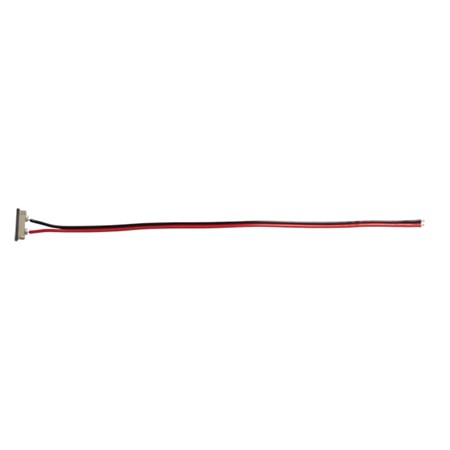 Non-solderable connector for LED strips with a width of 10 mm with a wire