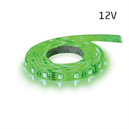 LED pásek 12V 3528  60LED/m IP65 max. 4.8W/m zelená (1ks=5cm) zalitý