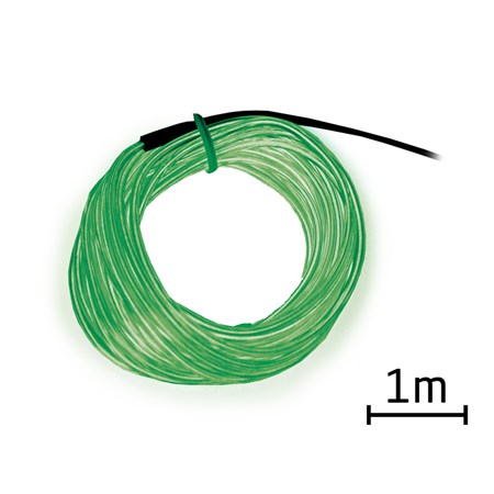 EL cable 1m green