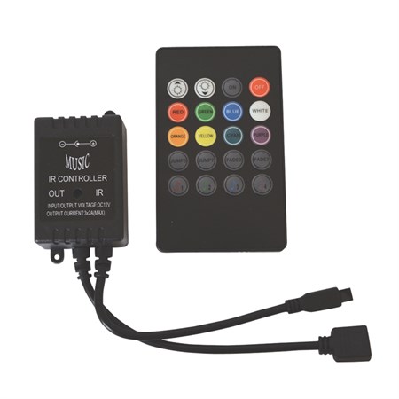 Controller for LED strip RGB IR + music