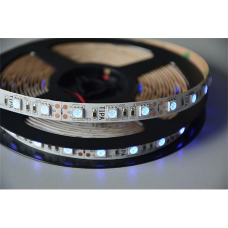 LED strip 12V 5050  60LED/m IP20 max. 14.4W/m ultraviolet (coil 5m)