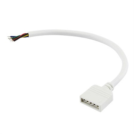 RGBW power cable with RM connector, socket, length 15cm