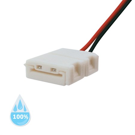 Solderless connector for LED strips 5050 30,60LED/m with a width of 10mm with wire, waterproof IP6