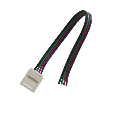 Solderless connector for RGB LED strips 5050 30.60LED/m with a width of 10mm with a wire, waterpro