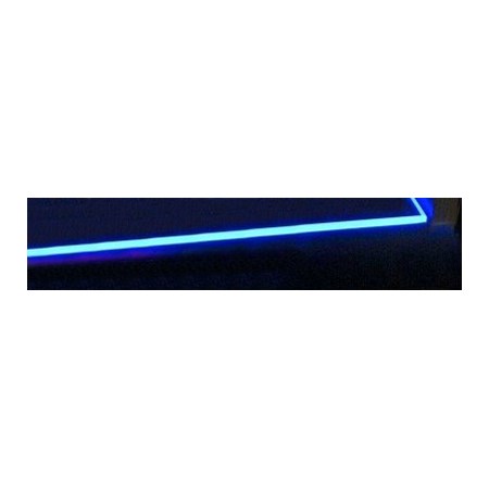 Clips LED on glass blue 1x 10 cm + adapter