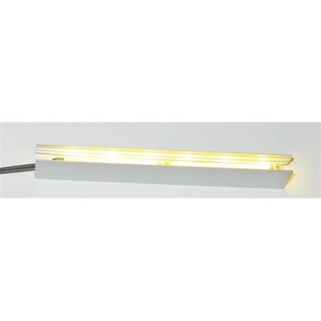 Clips LED on glass warm white 2x 10 cm + adapter