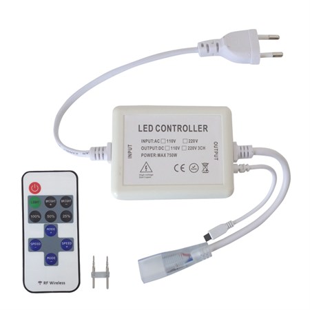 Controller for LED strip with chip 5050 IR 230V