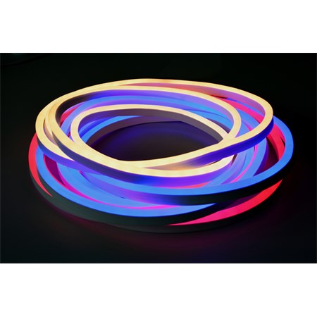 LED neon flexi rope 230V, 2835, 120LED/m IP67 12W/m 3m red+accessories