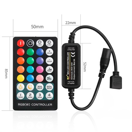 RF driver for RGB LED strips with remote control RF-M5