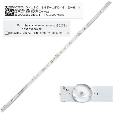 LED backlight GoSAT GS3210 / GS3260, 1 strip