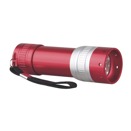 Svítilna LED  ( 9x) červená, AL (3xAAA)