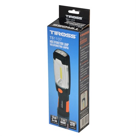 Svietidlo montážne TIROSS TS-1107, 1+6 LED, 3x AA s magnetom
