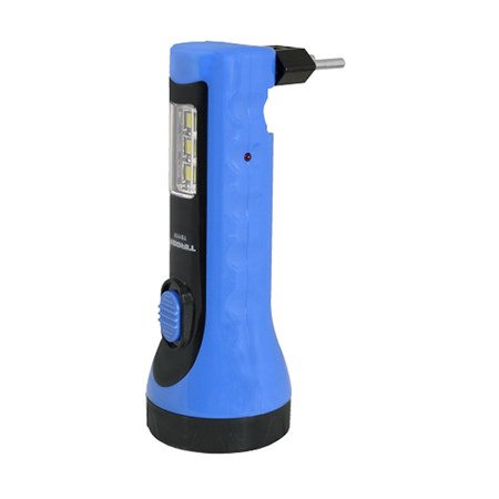 Svítilna ruční TIROSS TS-1138, 5+6 LED, 500 mAh nabíjecí modrá
