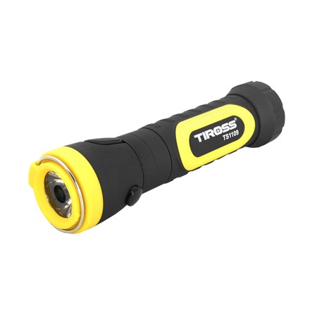 Svítilna ruční TIROSS TS-1109 2W, 4x AAA s magnetem žlutá