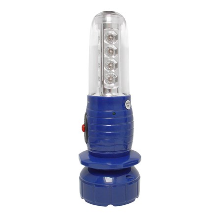 Lamp assembly TIROSS TS-798 7+16 LED, rechargeable blue