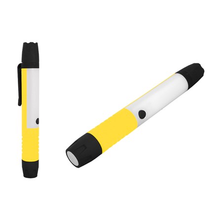 Flashlight hand TIROSS TS-1835 1 LED+COB, 3x AAA yellow