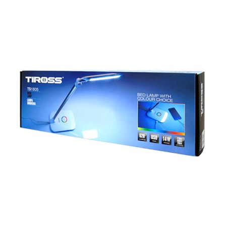 Lamp LED desk TIROSS TS-1805, 66 LED, 3 colors of light