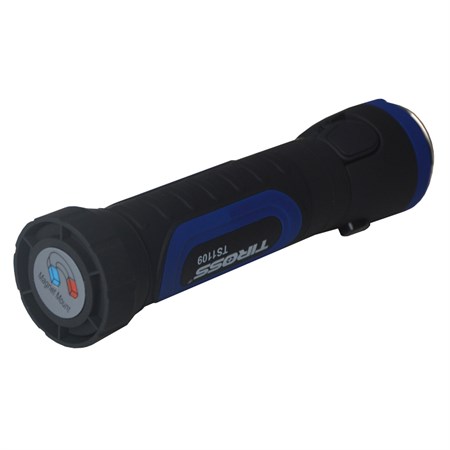 Flashlight hand TIROSS TS-1109 2W, 4x AAA with magnet blue